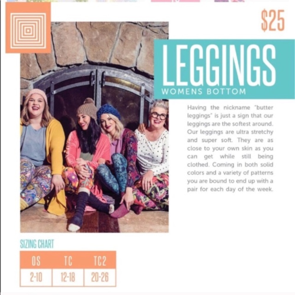 TC2 LuLaRoe leggings New with out Tags - Picture 5 of 7